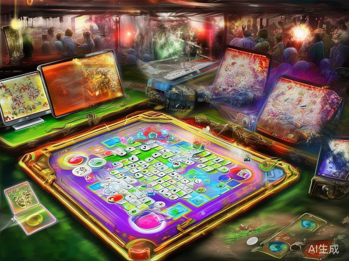 除了传统游戏，平台还引入了棋牌游戏与电子竞技结合的